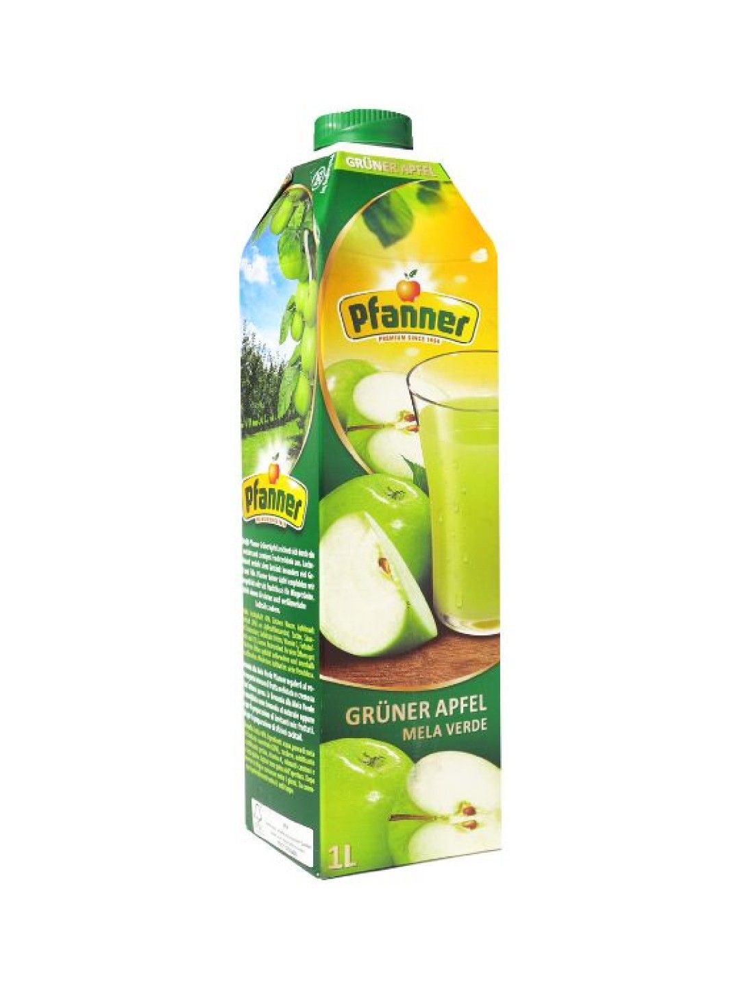 Pfanner Green Apple Juice (1L) (No Color- Image 1)