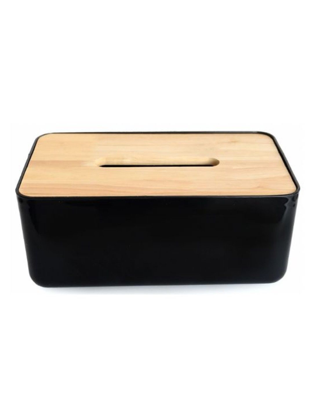 The Neat Project Sachi Black Rectangular Tissue Holder (No Color- Image 1)