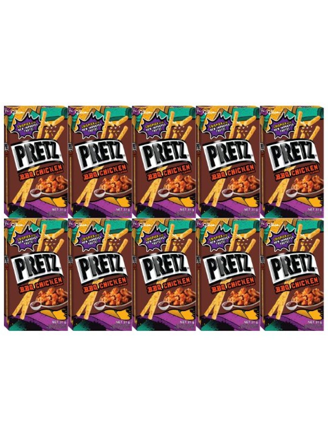 Pretz BBQ Flavour Biscuit Sticks (Bundle of 10)