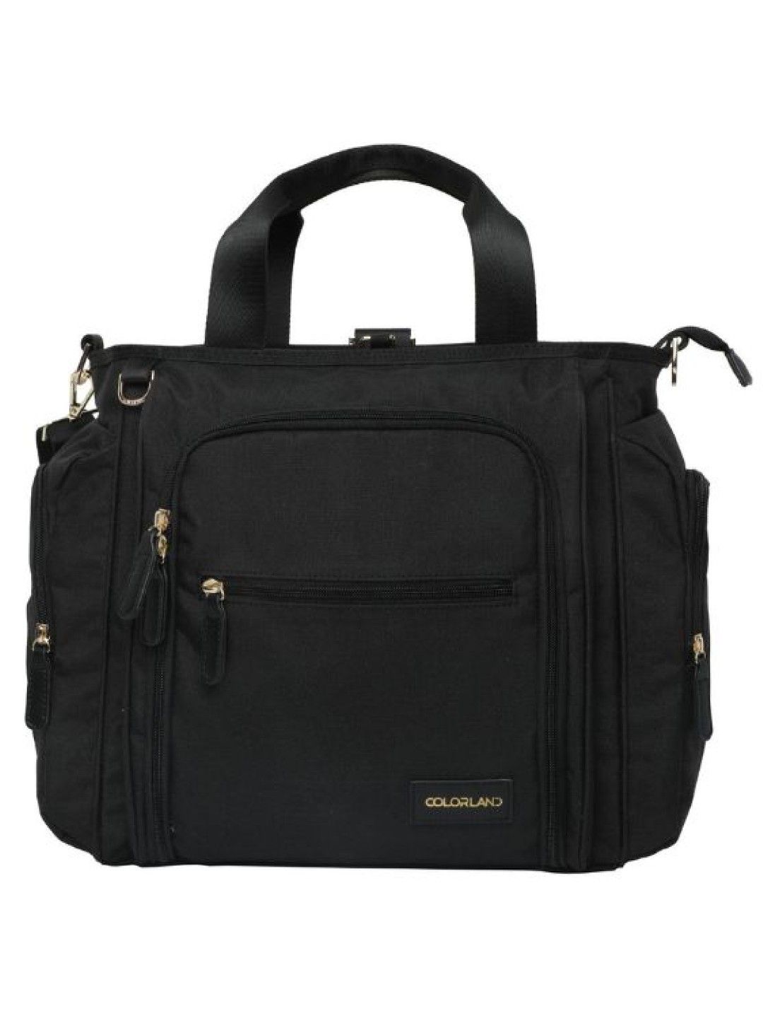 Colorland Gabrielle Tote Baby Changing Bag (TT179F/Black) edamama