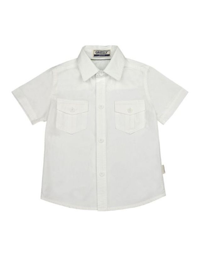 Grizzly Toddler Boys Short sleeve Polo with Patch Pocket