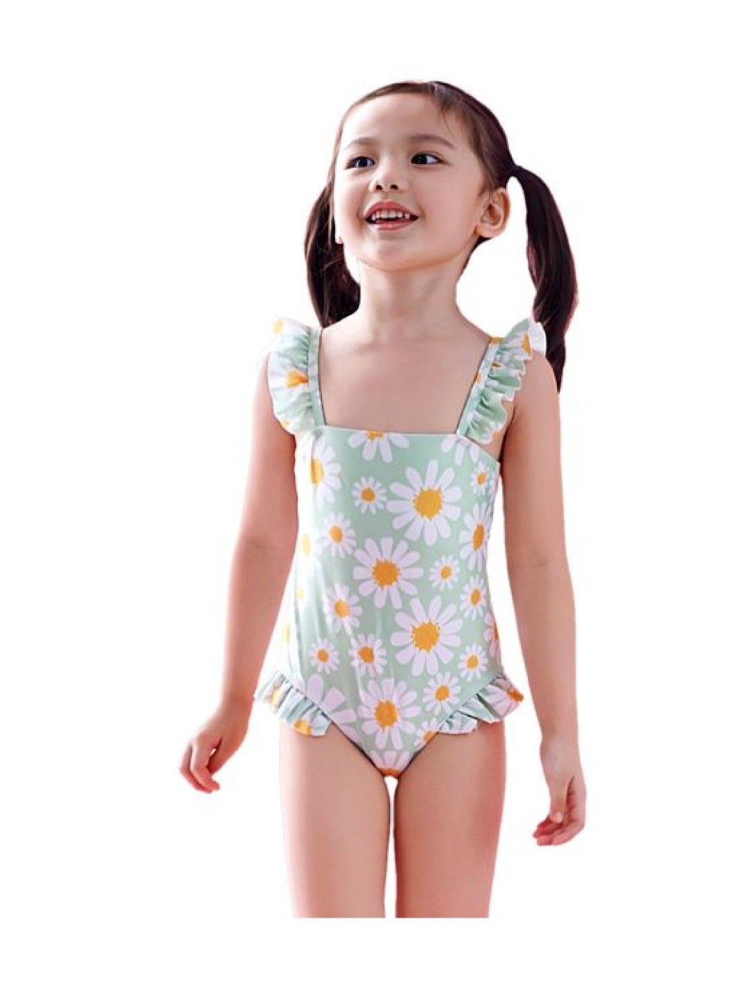 Little Paddler Swimsuit For Kids Little Daisy One-Piece (Floral Mint)