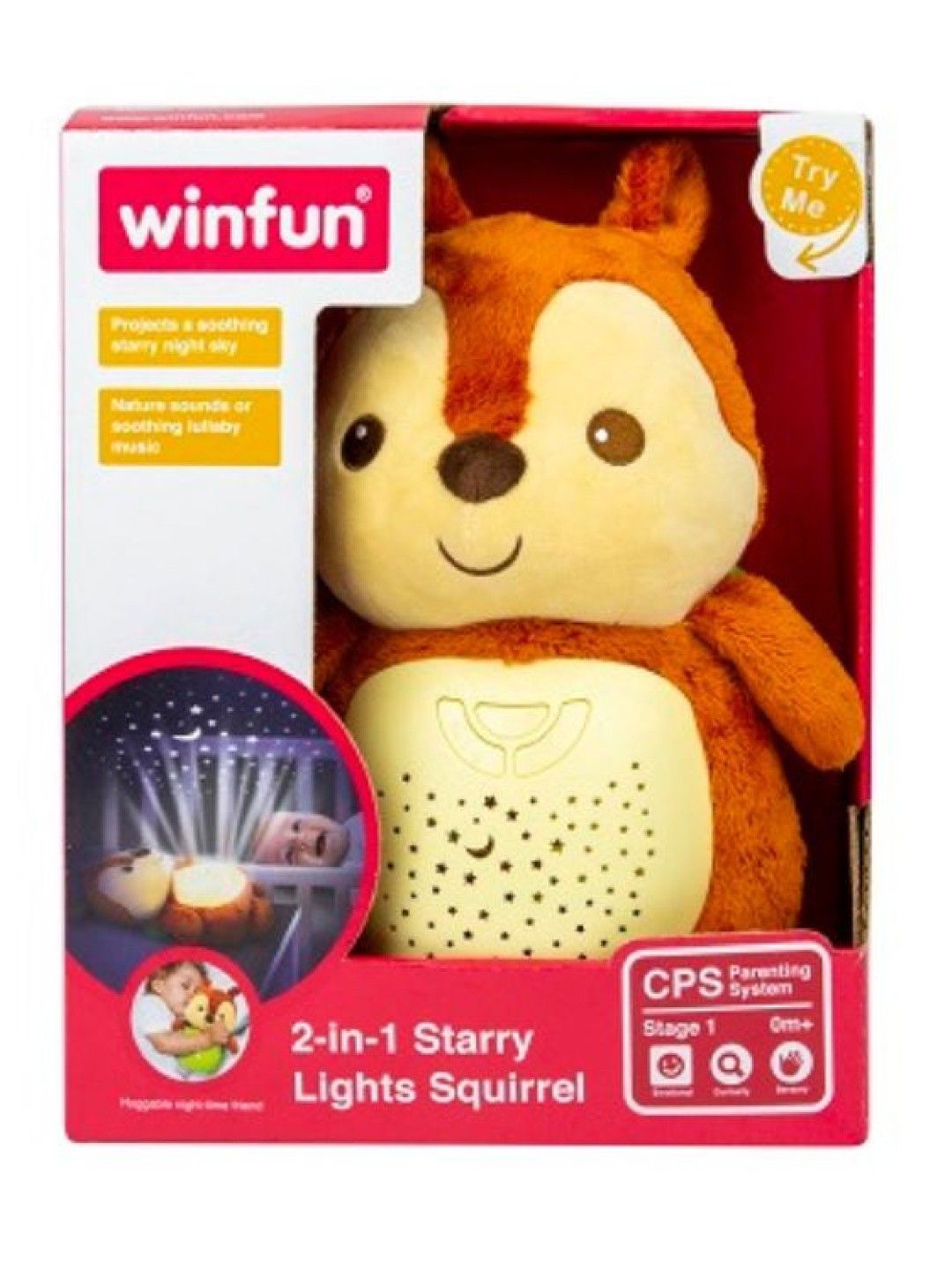 winfun 2 in 1 Starry Lights Squirrel (No Color- Image 1)