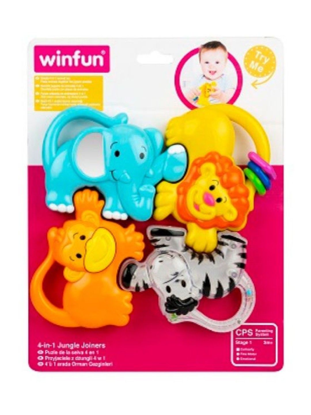 winfun 4-in-1 Jungle Joiners (No Color- Image 1)