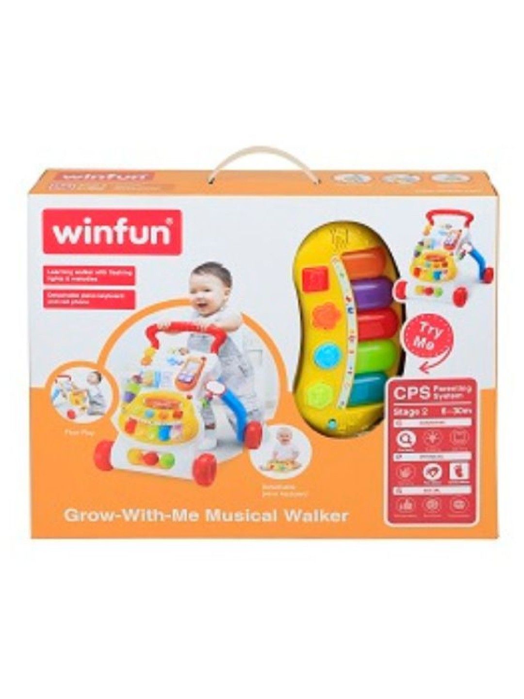 winfun Grow with Me Musical Walker (No Color- Image 1)