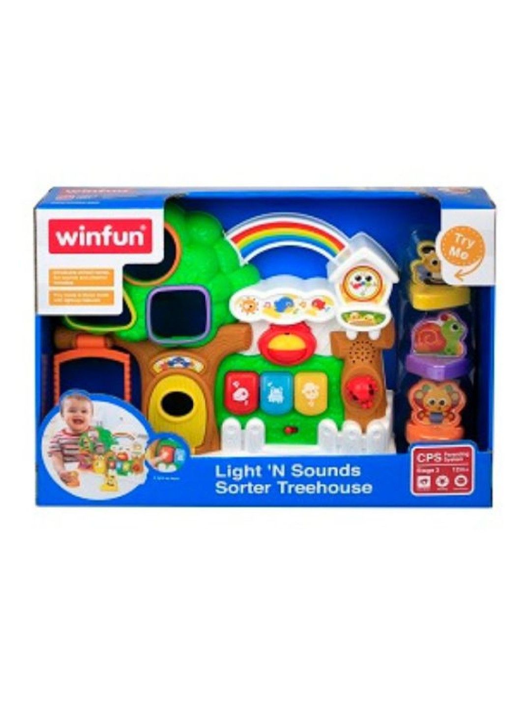 winfun Lights N' Sounds Sorter Tree House (No Color- Image 1)