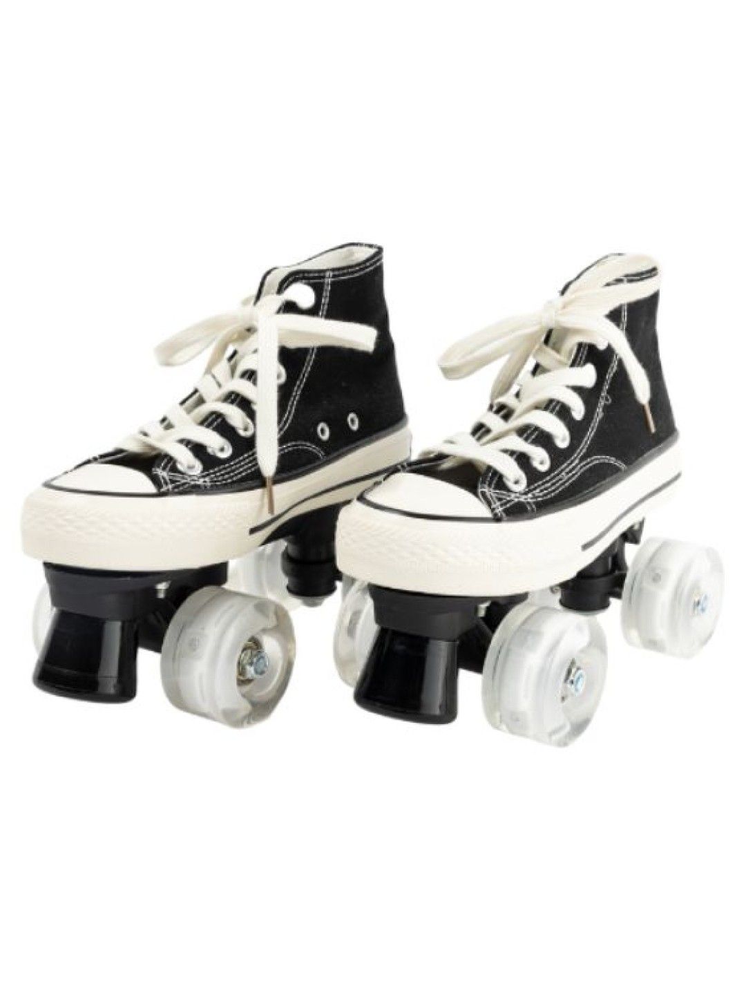 Squad Skates Canvas Sneaker Chucks Roller Skate (Black) (Black- Image 1)