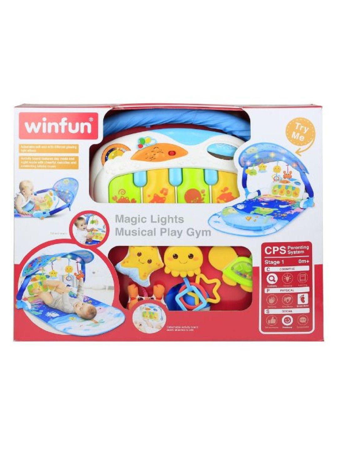 winfun Magic Lights Musical Play Gym (No Color- Image 1)