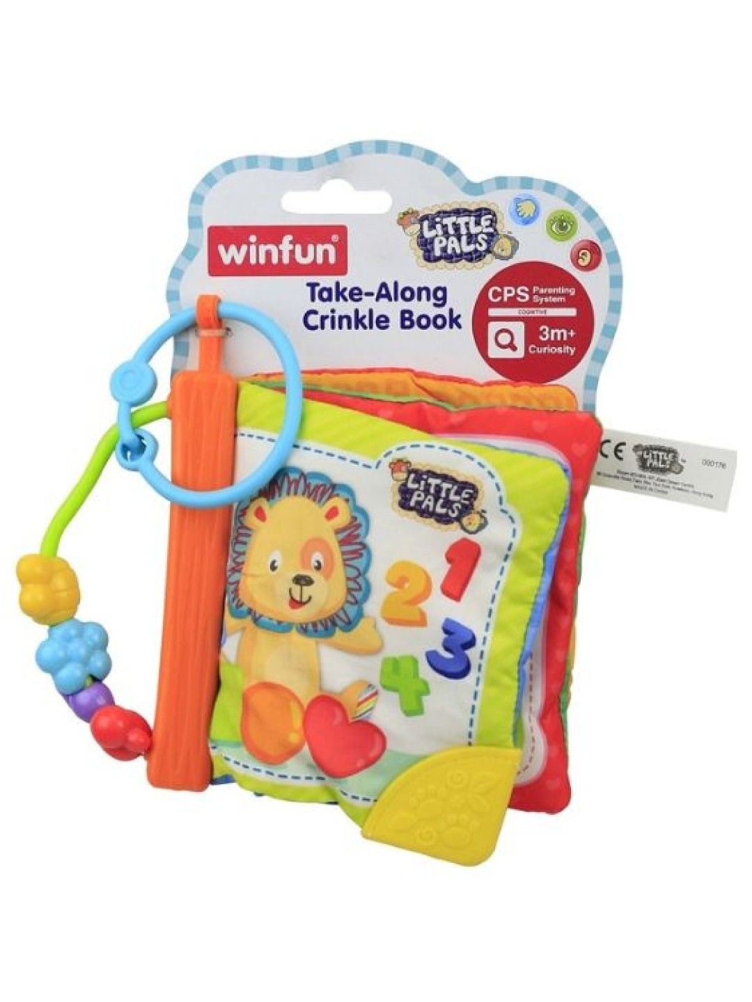 winfun Take Along Crinkle Book (No Color- Image 1)