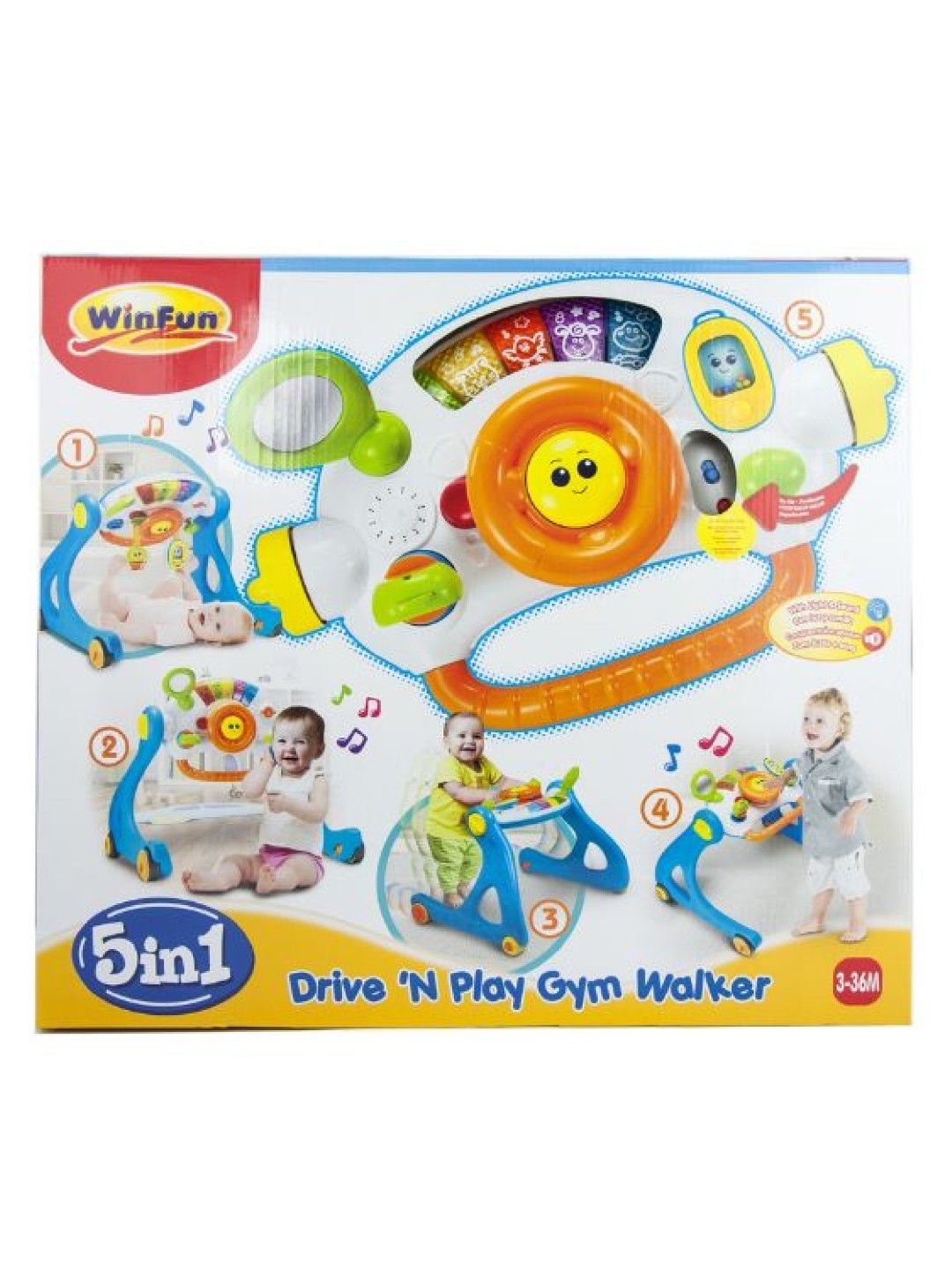 winfun Drive N Play Gym Walker (No Color- Image 1)