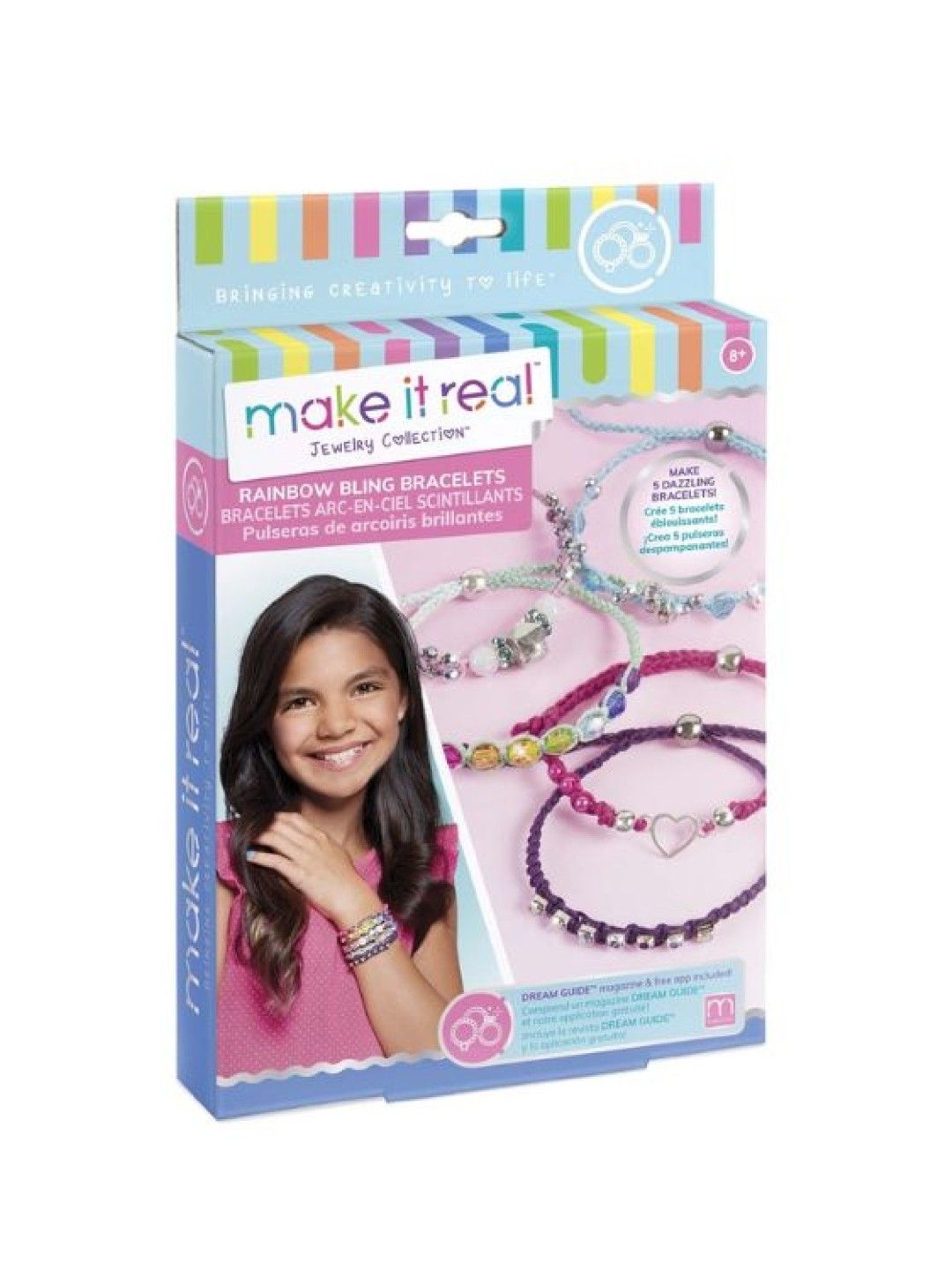 Make It Real Rainbow Bling Bracelets