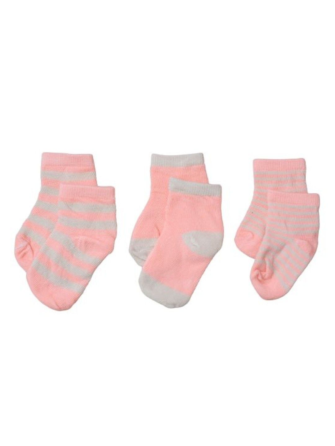 Bebeta Cotton Socks (3 pcs) (Pink- Image 1)