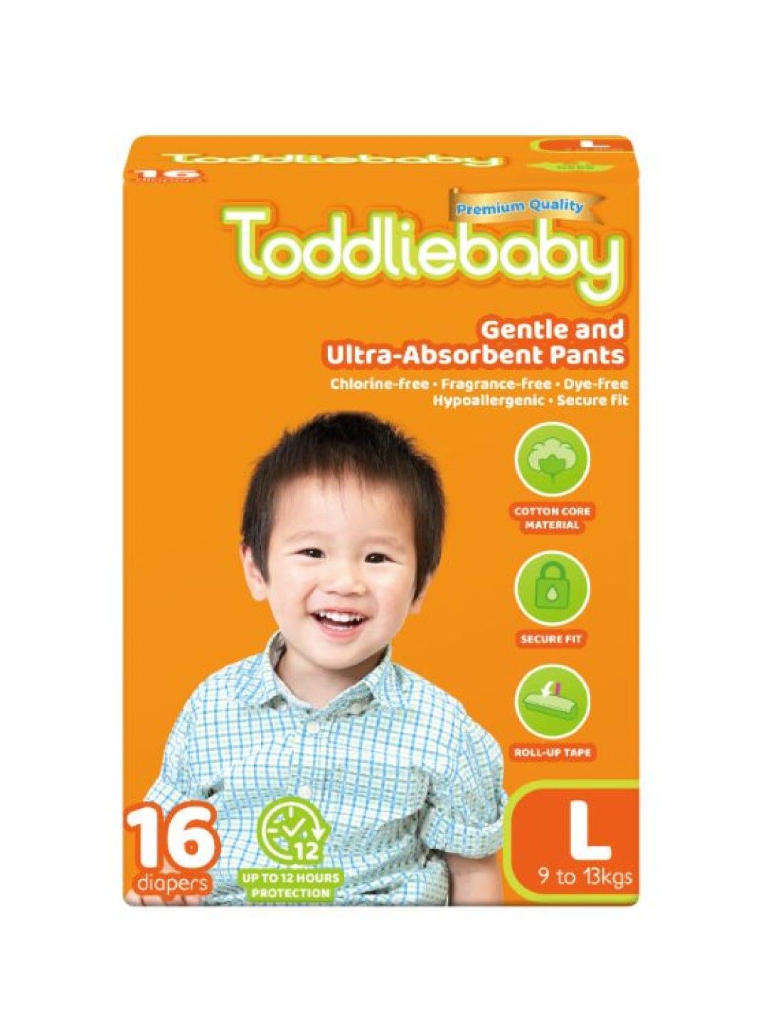 Toddliebaby Gentle Pants Diapers Large (16pcs) (No Color- Image 1)