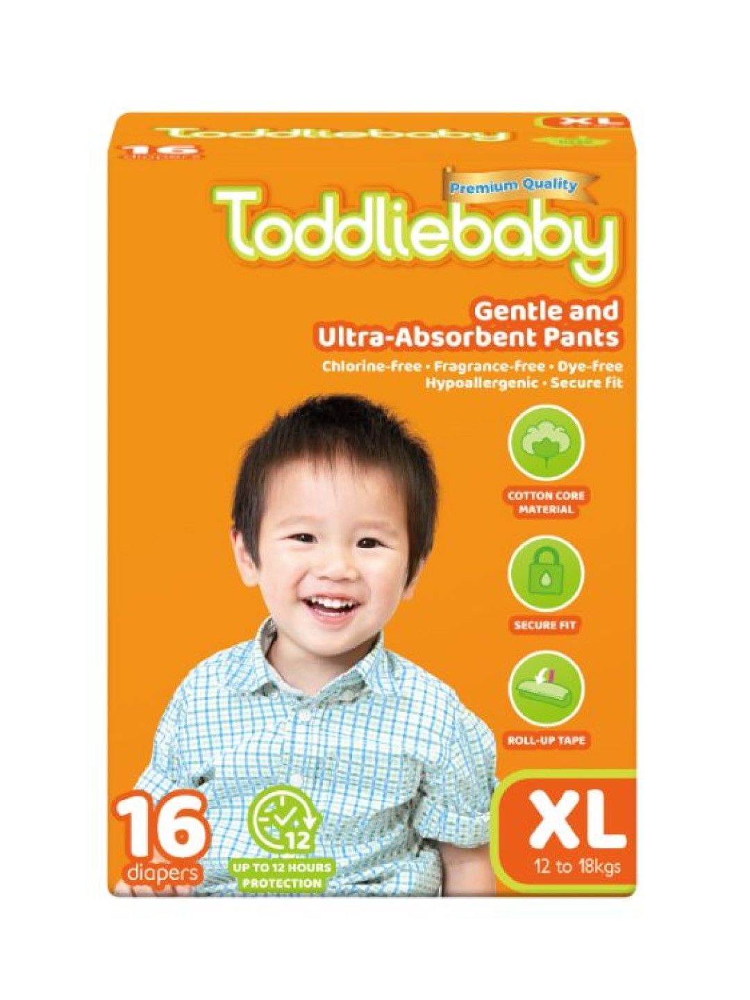 Toddliebaby Gentle Pants Diapers XL (16pcs) (No Color- Image 1)