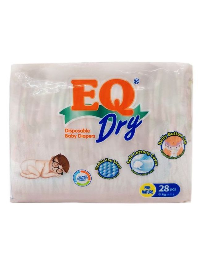 EQ Diapers and Wipes Dry Travel Pack Premature Dia edamama