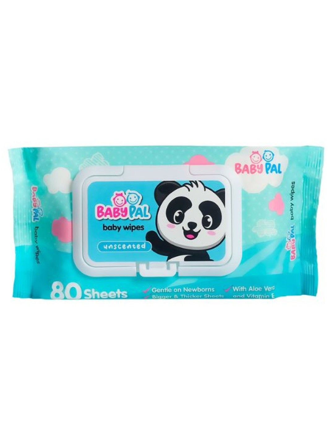 BabyPal Baby Wipes Unscented (80s x 1 Pack) (No Color- Image 1)