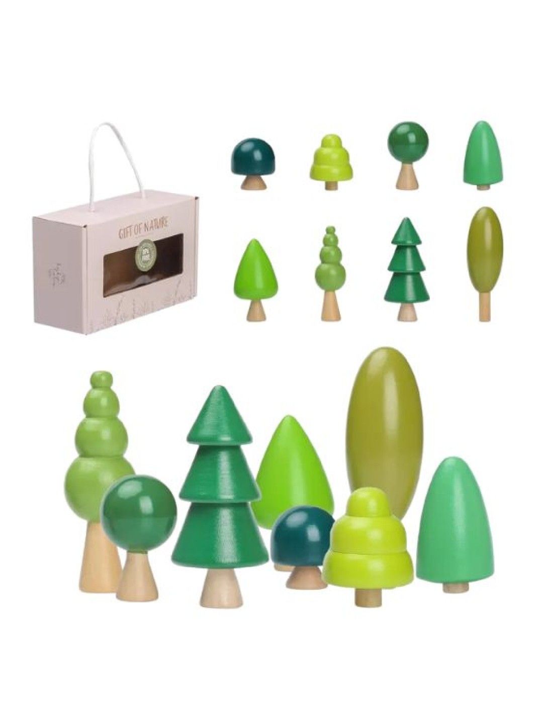 Bababoo Kids Wooden Forest Trees Parent-Child Interaction Ornament Toys