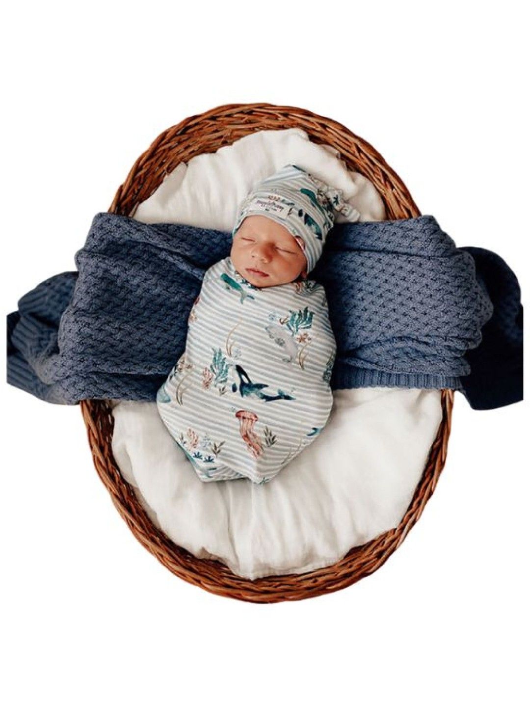 Snuggle Hunny Snuggle Swaddle & Beanie Set edamama