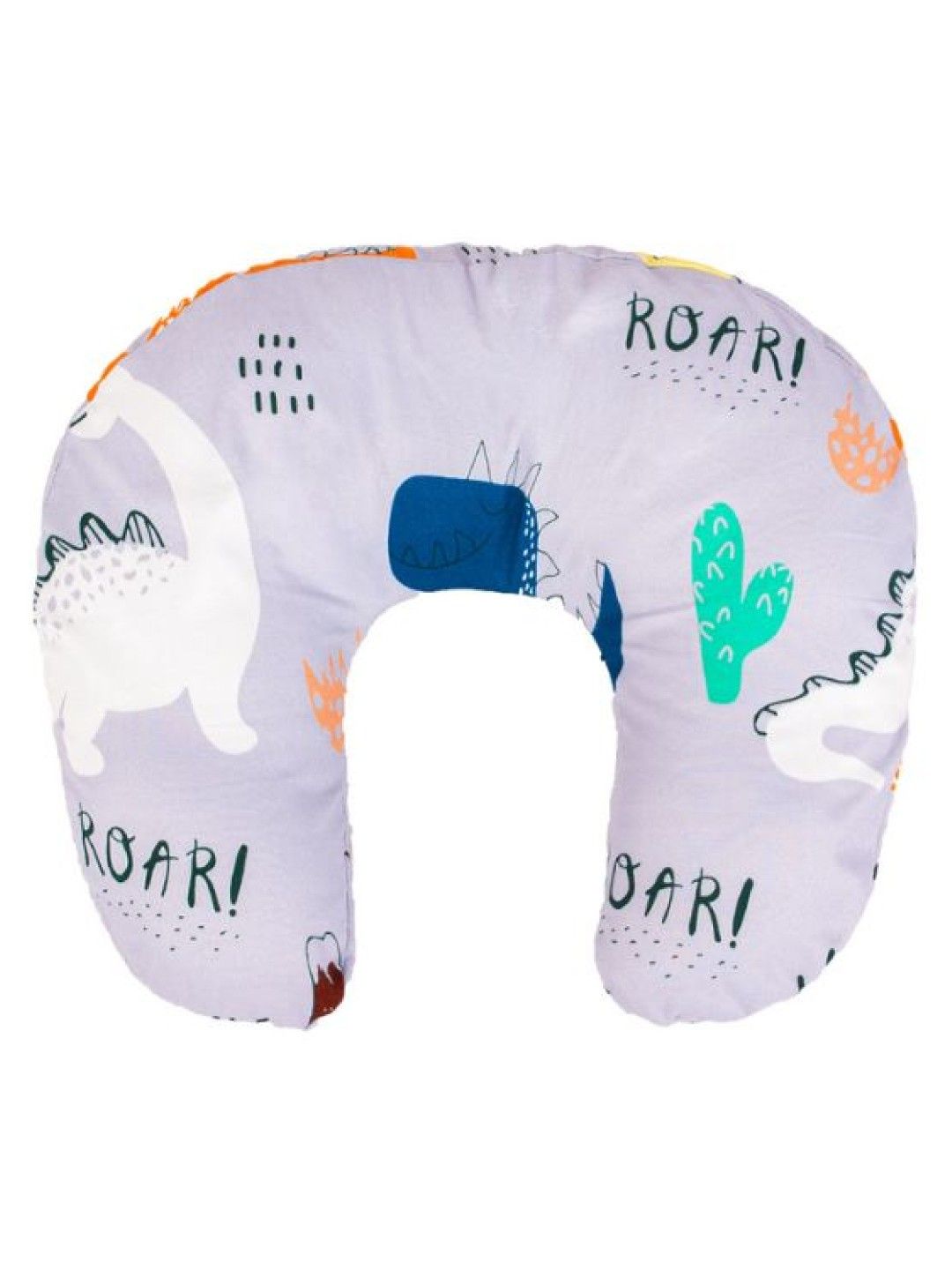 Kozy Blankie Nursing Pillow (Dino Roar Grey- Image 1)