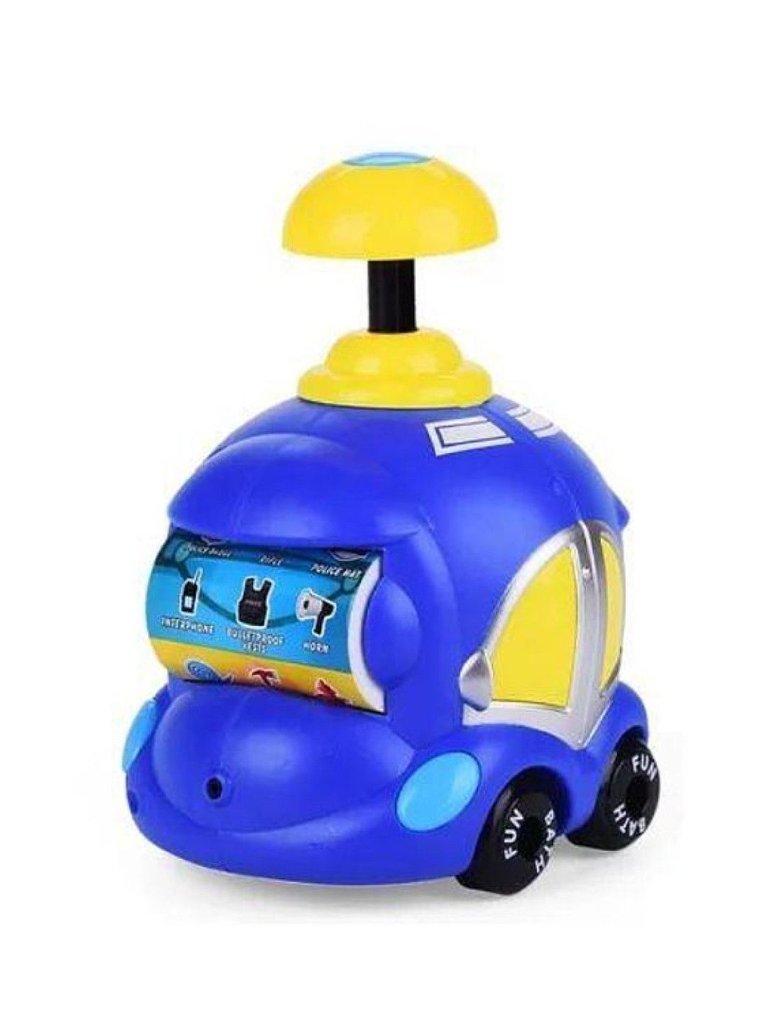 QT Hub Police Car Bath Toy (No Color- Image 1)