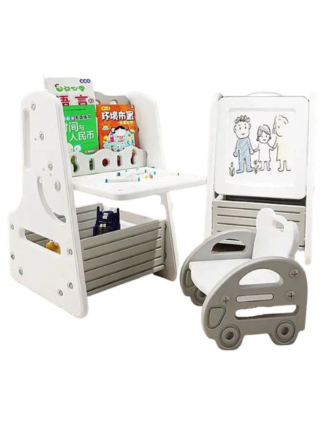 QT Hub Amaris Multifunctional Kids Table with Chair