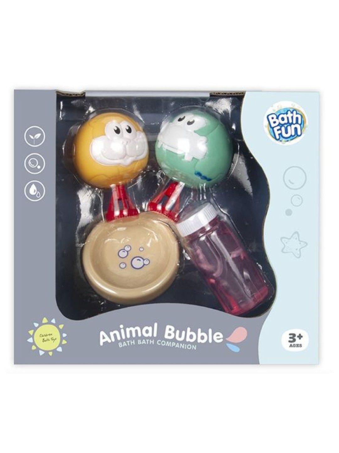 Bathfun Animal Bubble (Yellow/Green- Image 1)