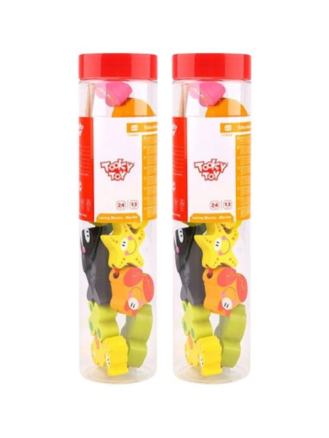 Tooky Toy [Buy 1 Take 1] Lacing Blocks - Marine (No Color- Image 1)