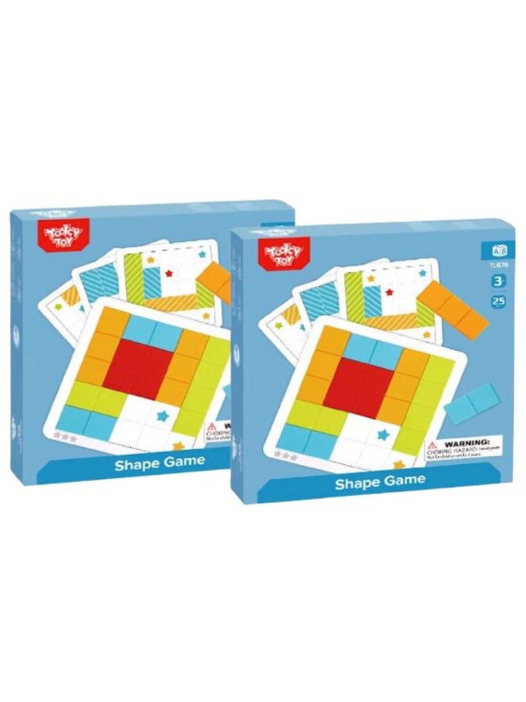 Tooky Toy [Buy 1 Take 1] Shape Game (No Color- Image 1)