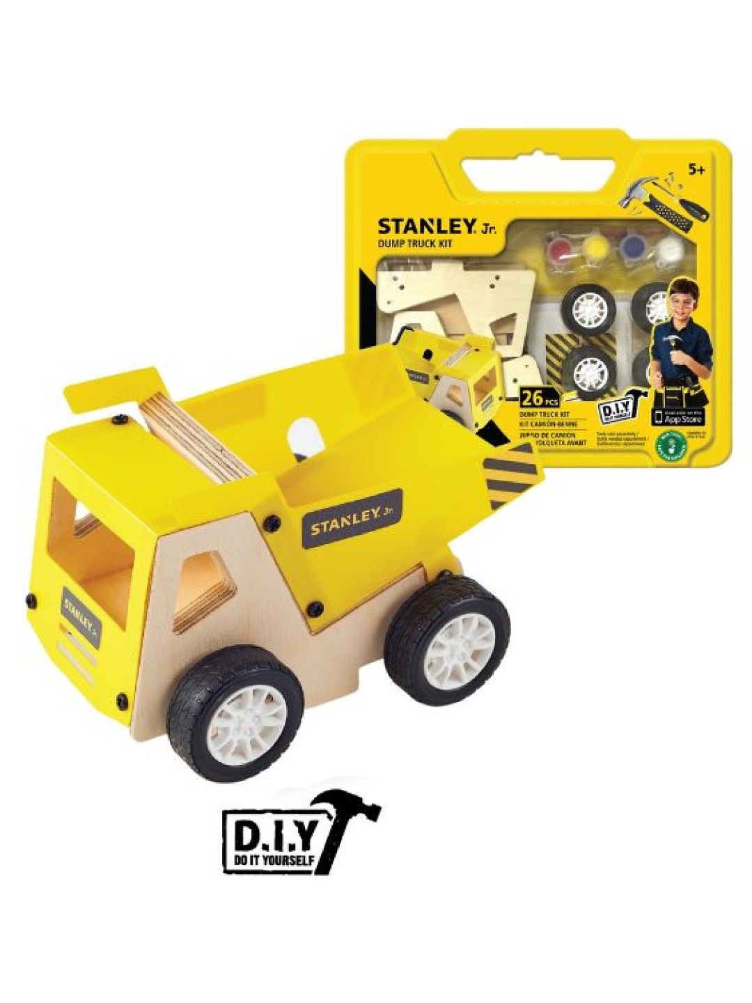 Stanley Dump Truck Assembly Kit (Wooden) (No Color- Image 1)