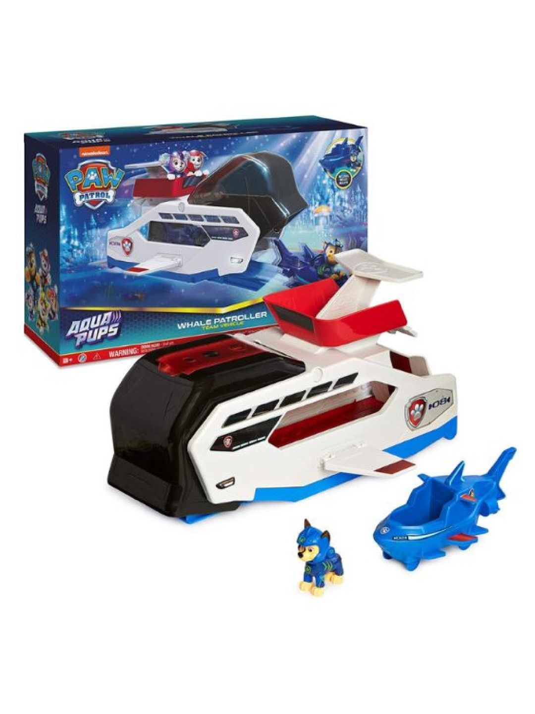 Paw Patrol Aqua Whale Patroller (Multicolor- Image 1)