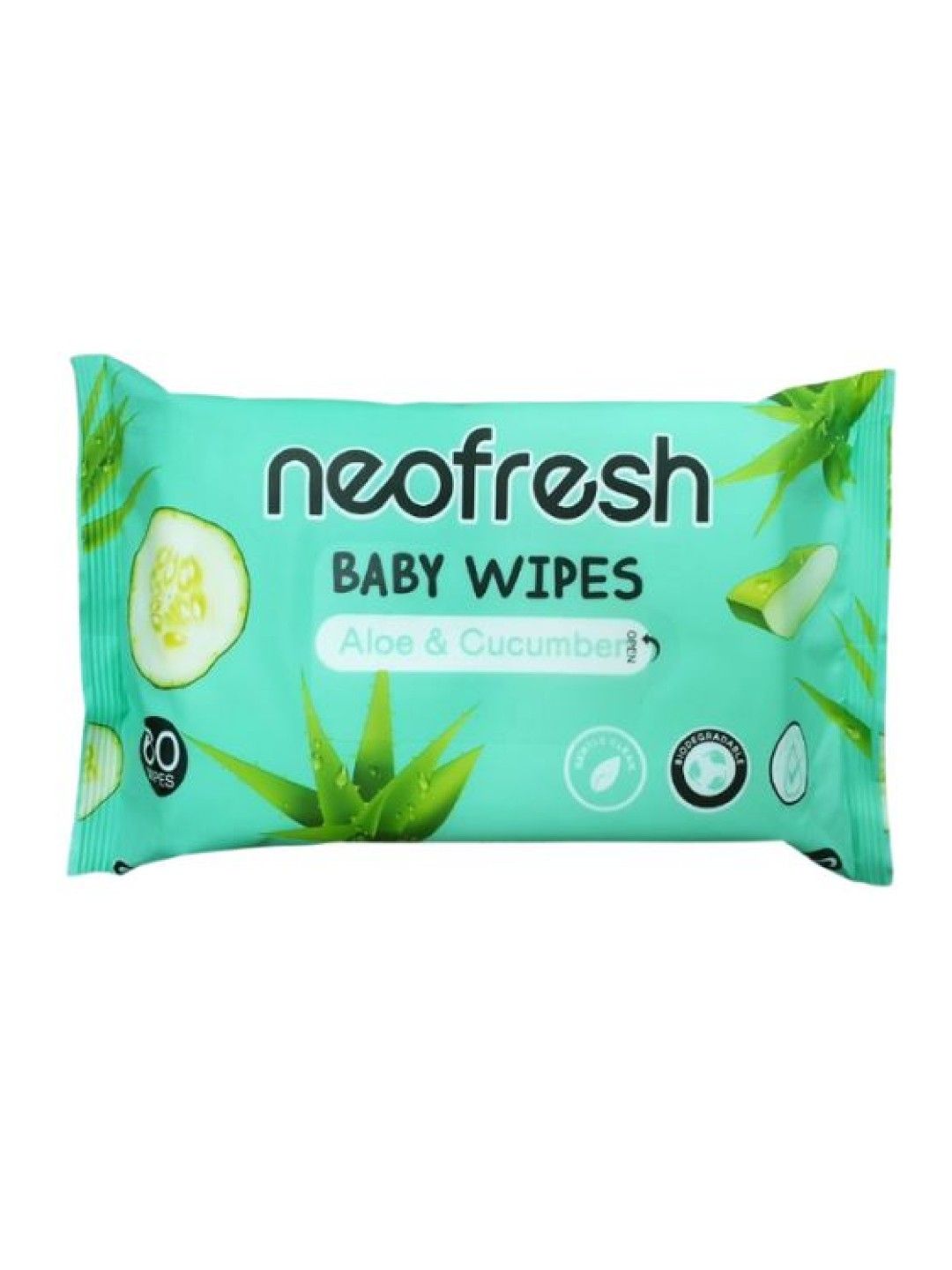 Neofresh Baby Wipes Aloe & Cucumber Scent - 30pcs (No Color- Image 1)