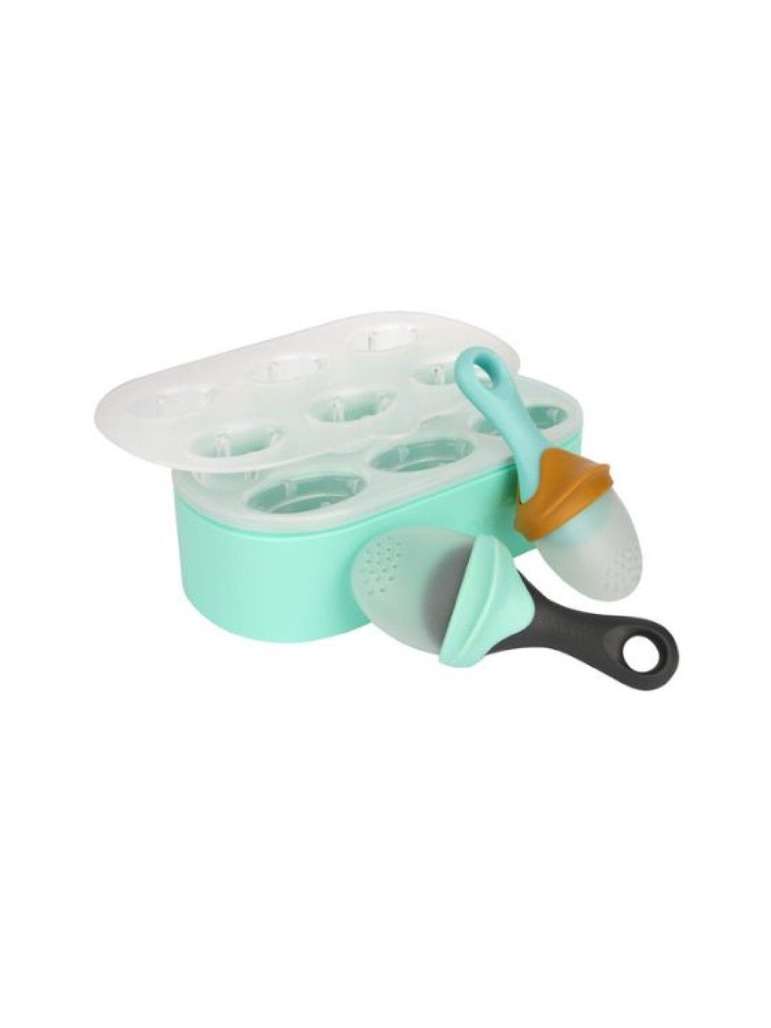 BOON PULP Popsicle Molds & Freezer Tray – Includes 2 Pulp Silicone Feeders, BPA-Free (No Color- Image 1)