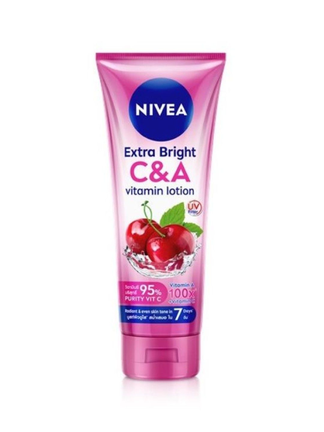 NIVEA Body Vitamin Lotion, Extra Bright Vitamin Lotion C&A, 180ml (No Color- Image 1)