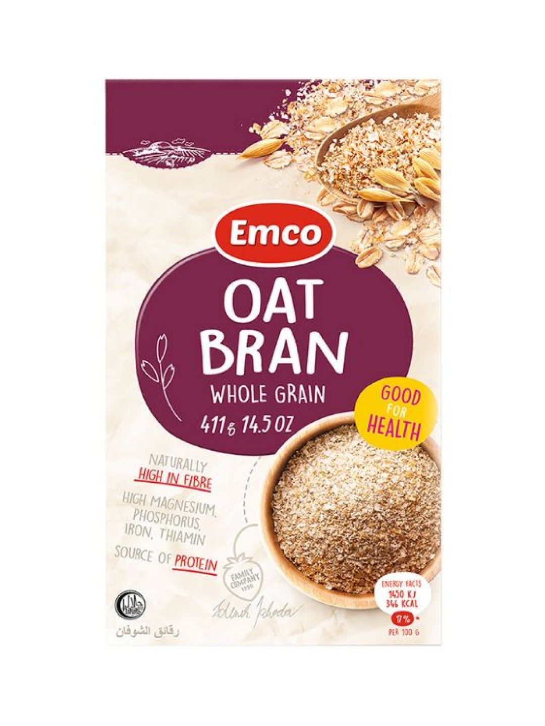 Emco Musli Oat Bran (411g) (No Color- Image 1)