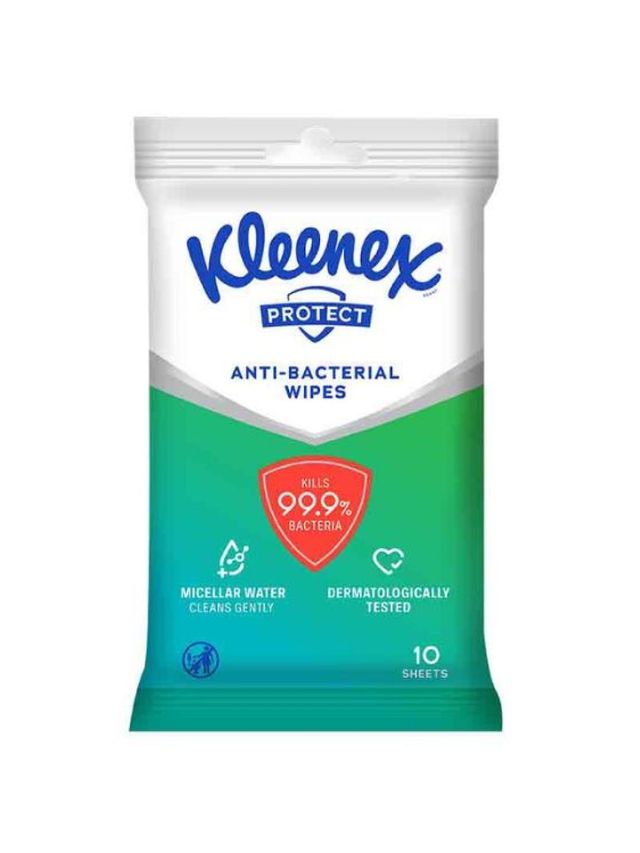 Kleenex Antibacterial Wipes (10 sheets) edamama