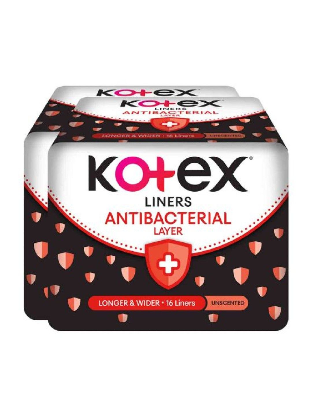 Kotex Liners Antibacterial (16s x 2 Pack) (No Color- Image 1)