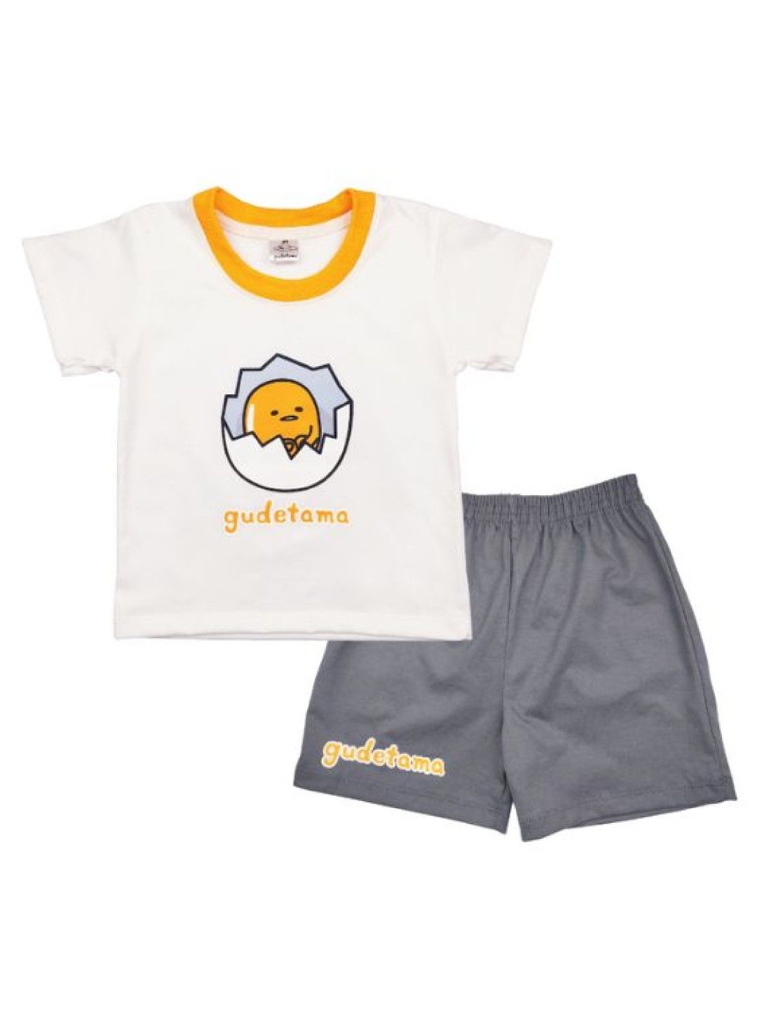Sanrio Gudetama T-Shirt and Shorts Terno Set - Crack Collection (No Color- Image 1)