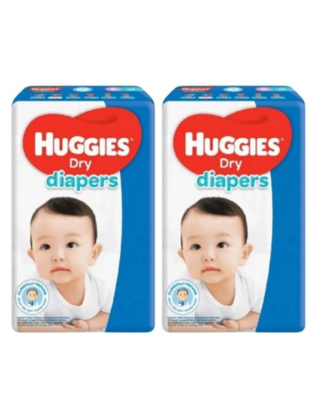 Huggies Dry Diapers Small 38s x 2 packs (76 pcs) (No Color- Image 1)