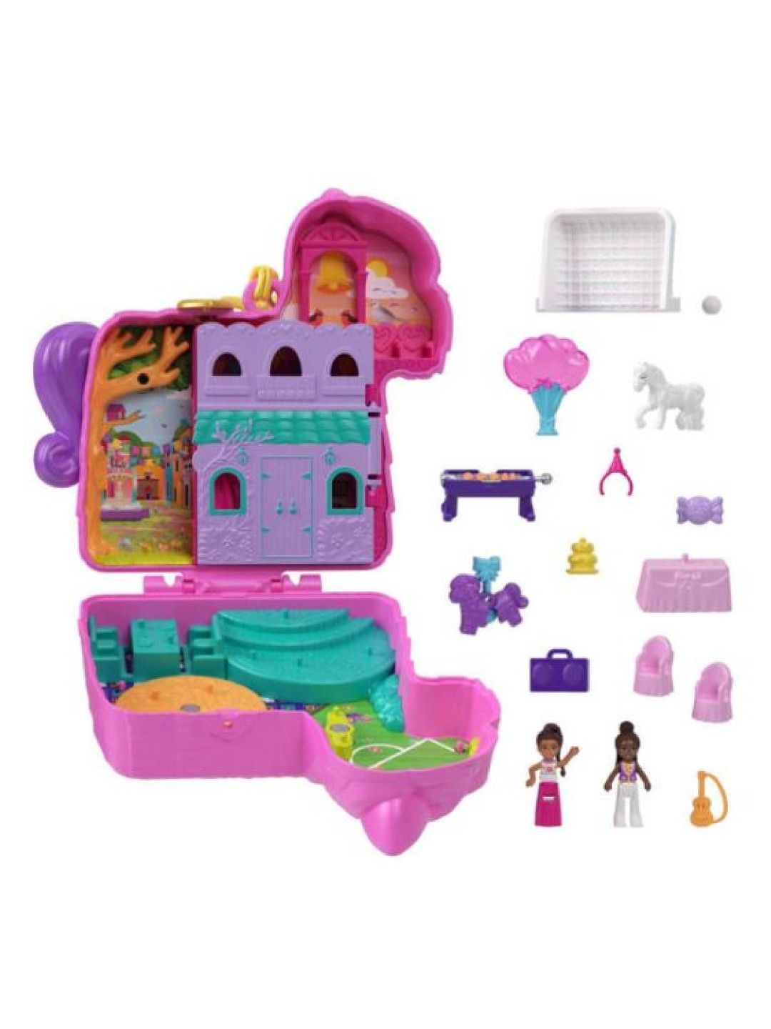 Polly Pocket Mini Toys, Piñata Party Compact Playset (No Color- Image 1)