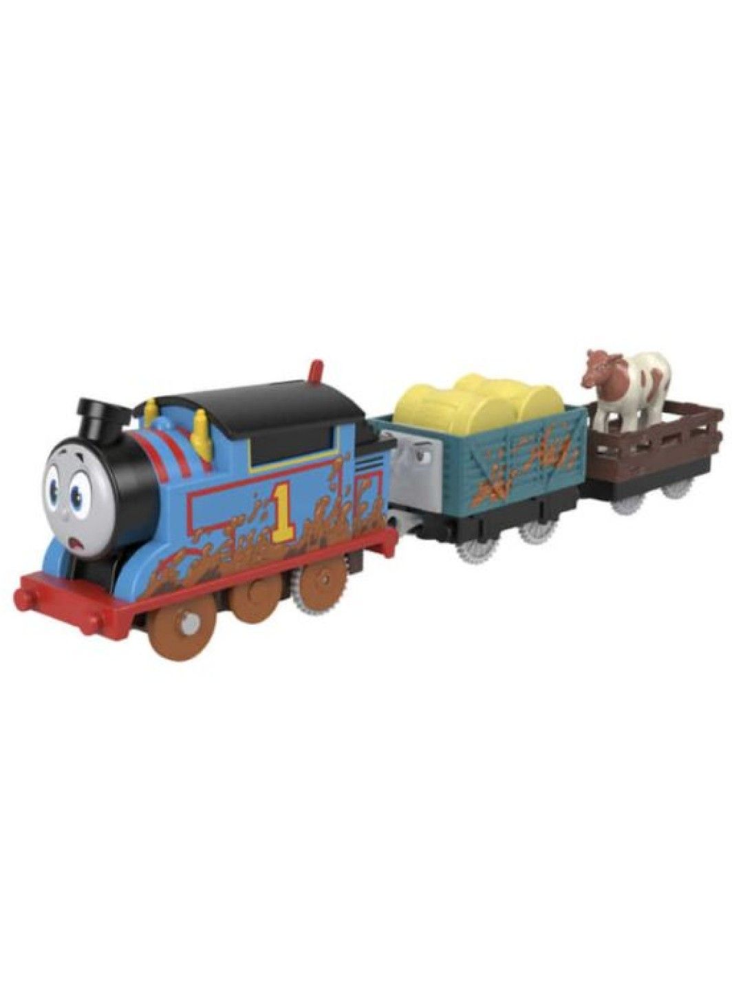 Thomas & Friends Muddy Farm Thomas Motorized Train Engine (No Color- Image 1)