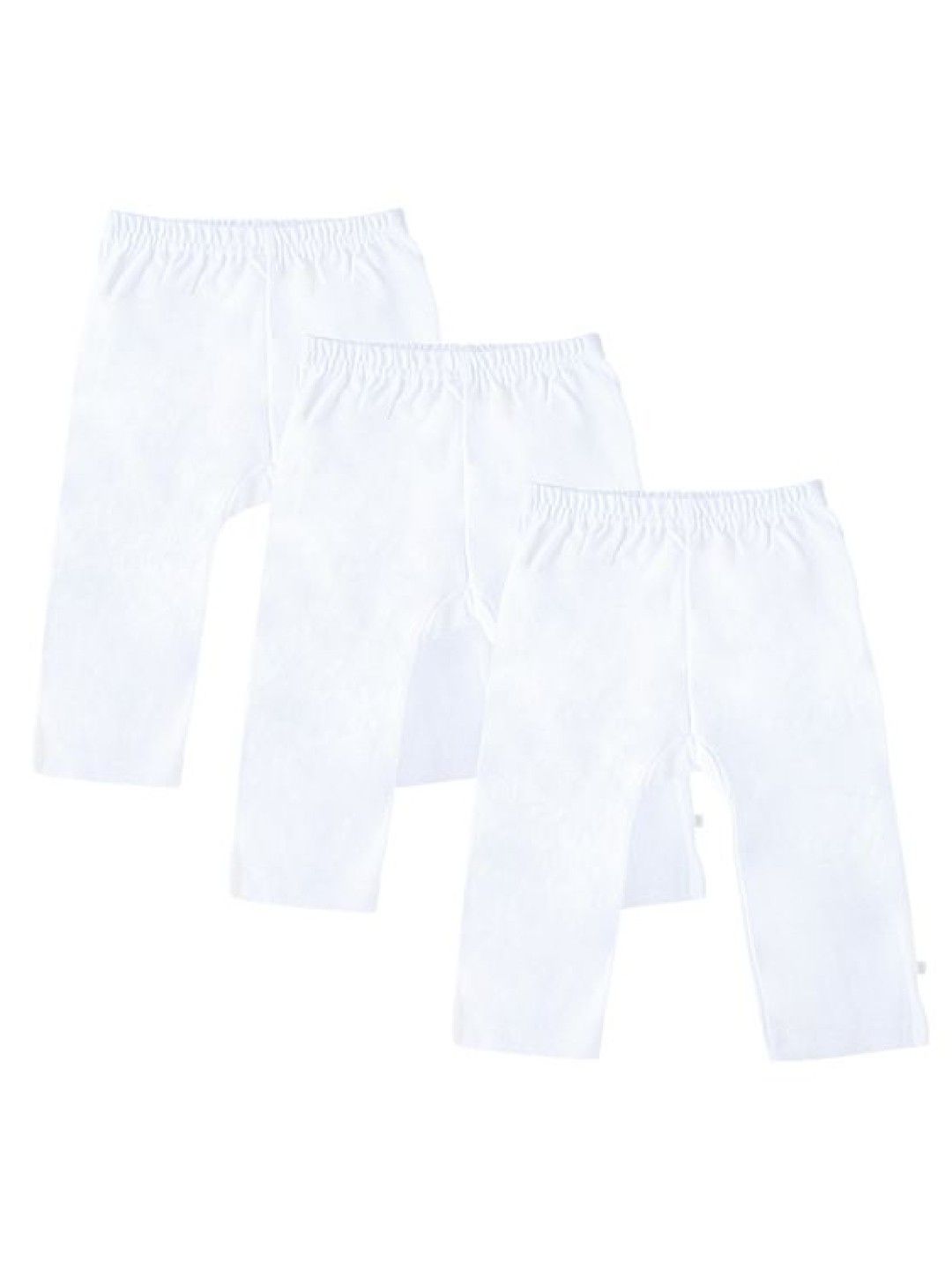 Mother's Choice White Collection 3 Pack Pants (Daily Essentials / IT3975) (White- Image 1)