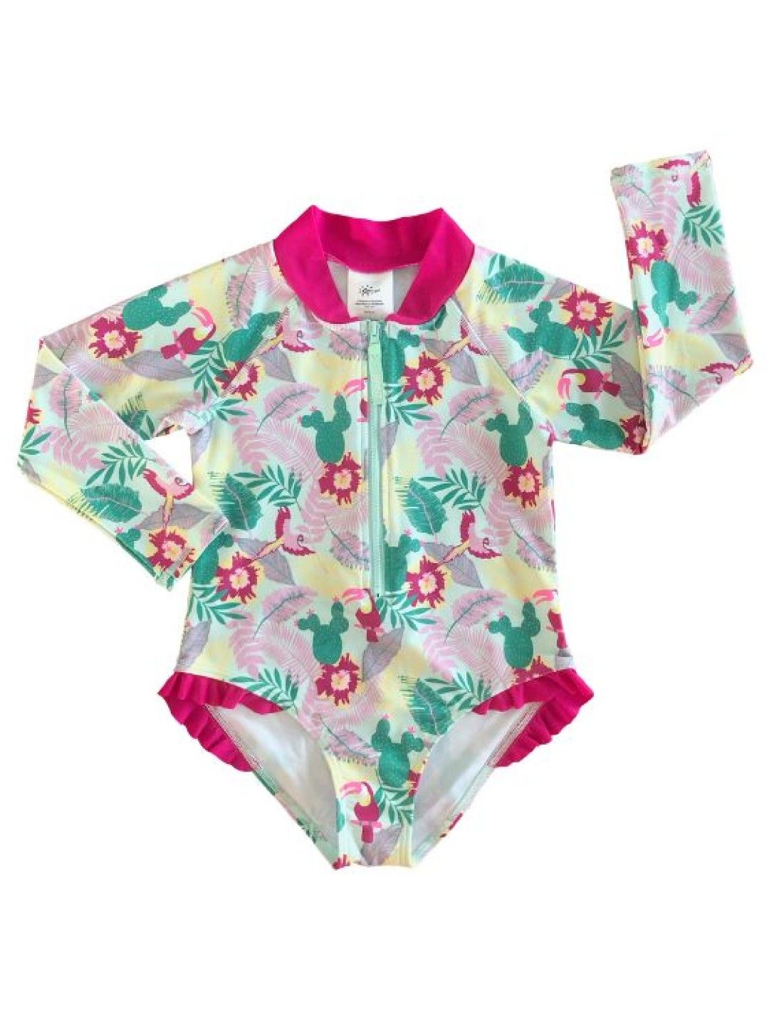 Banz One Piece Long Sleeve Swimsuit