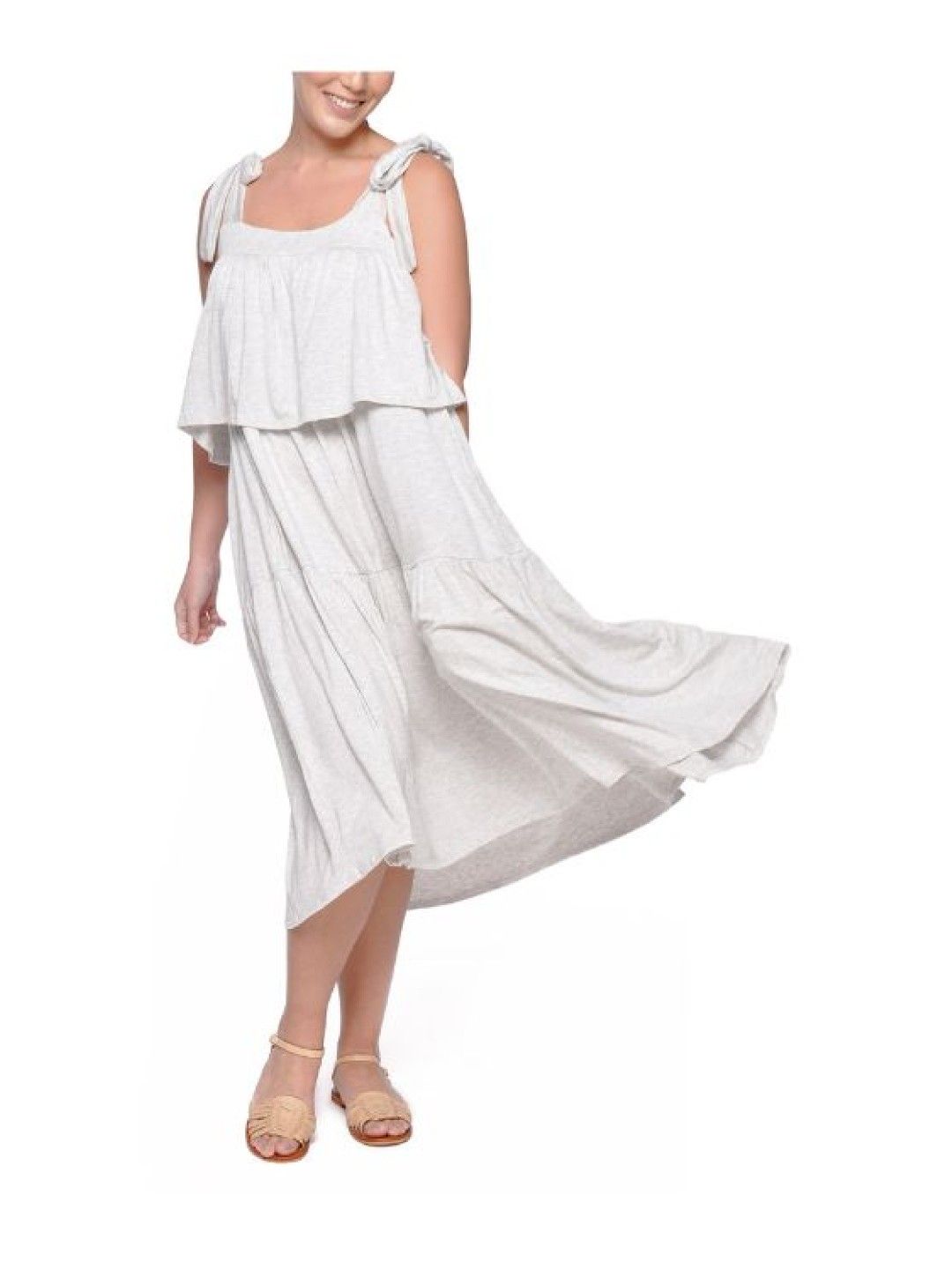 Elin Emmanuelle Nursing Dress (Sand- Image 1)