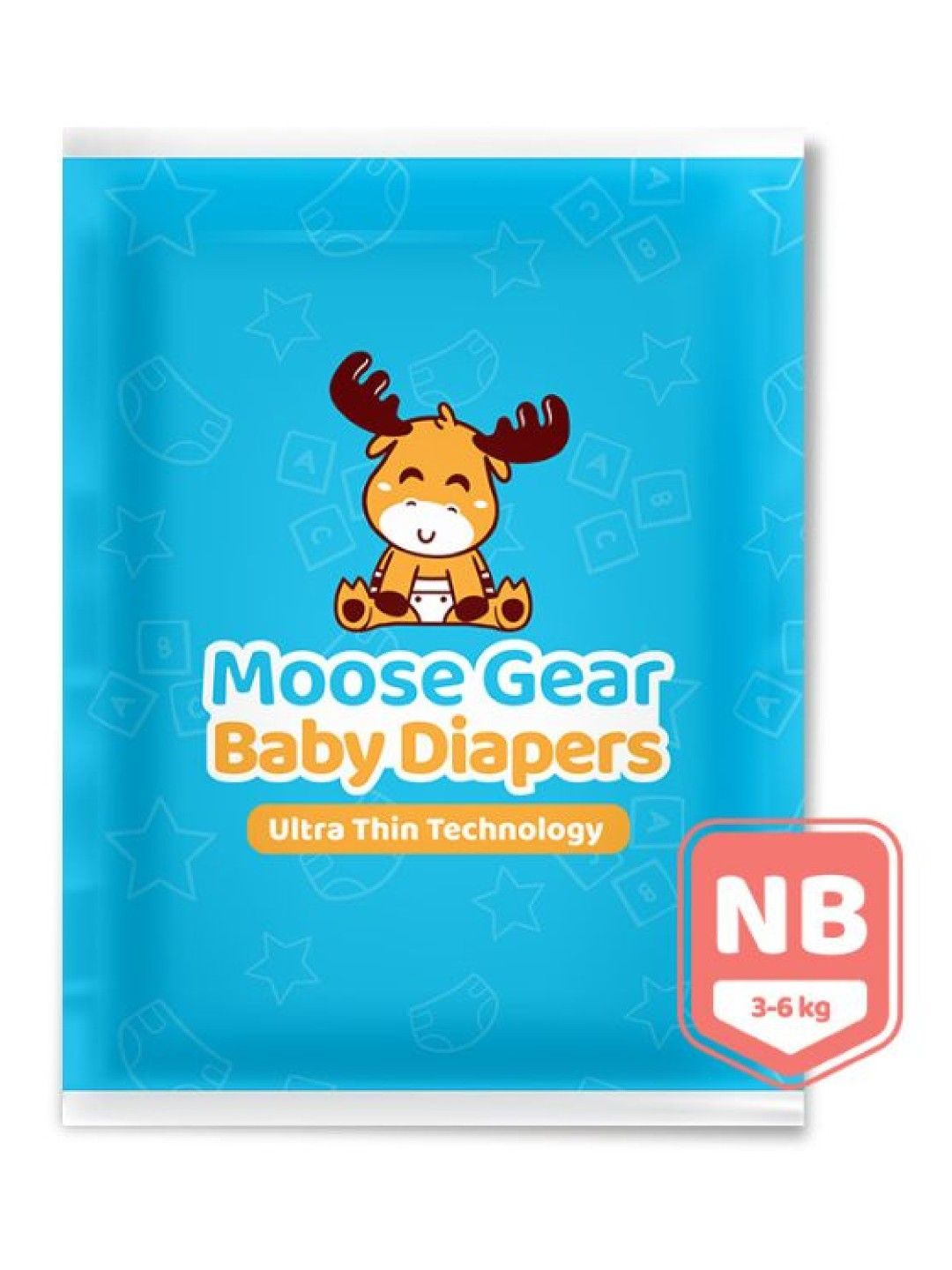 Moose Gear Baby Tape Diapers Trial Pack New Born (2pcs) (No Color- Image 1)