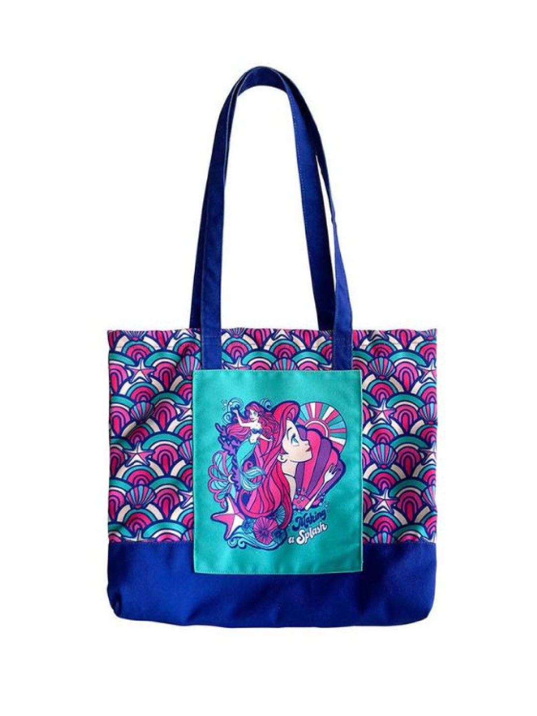 Zippies Lab Disney Princess Ariel Pattern Ditsy Collection - School Tote