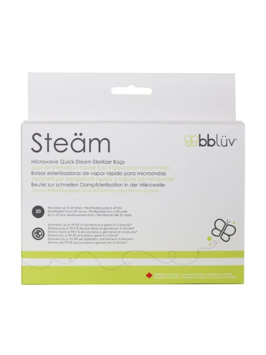 bbluv Steäm: Microwave Quick-Steam Sterilizer Bags