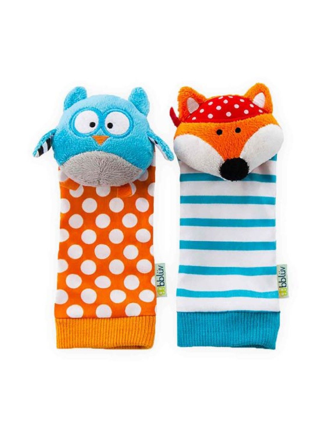 bbluv Düo: Foot Finders Baby Socks (Owl & Fox)