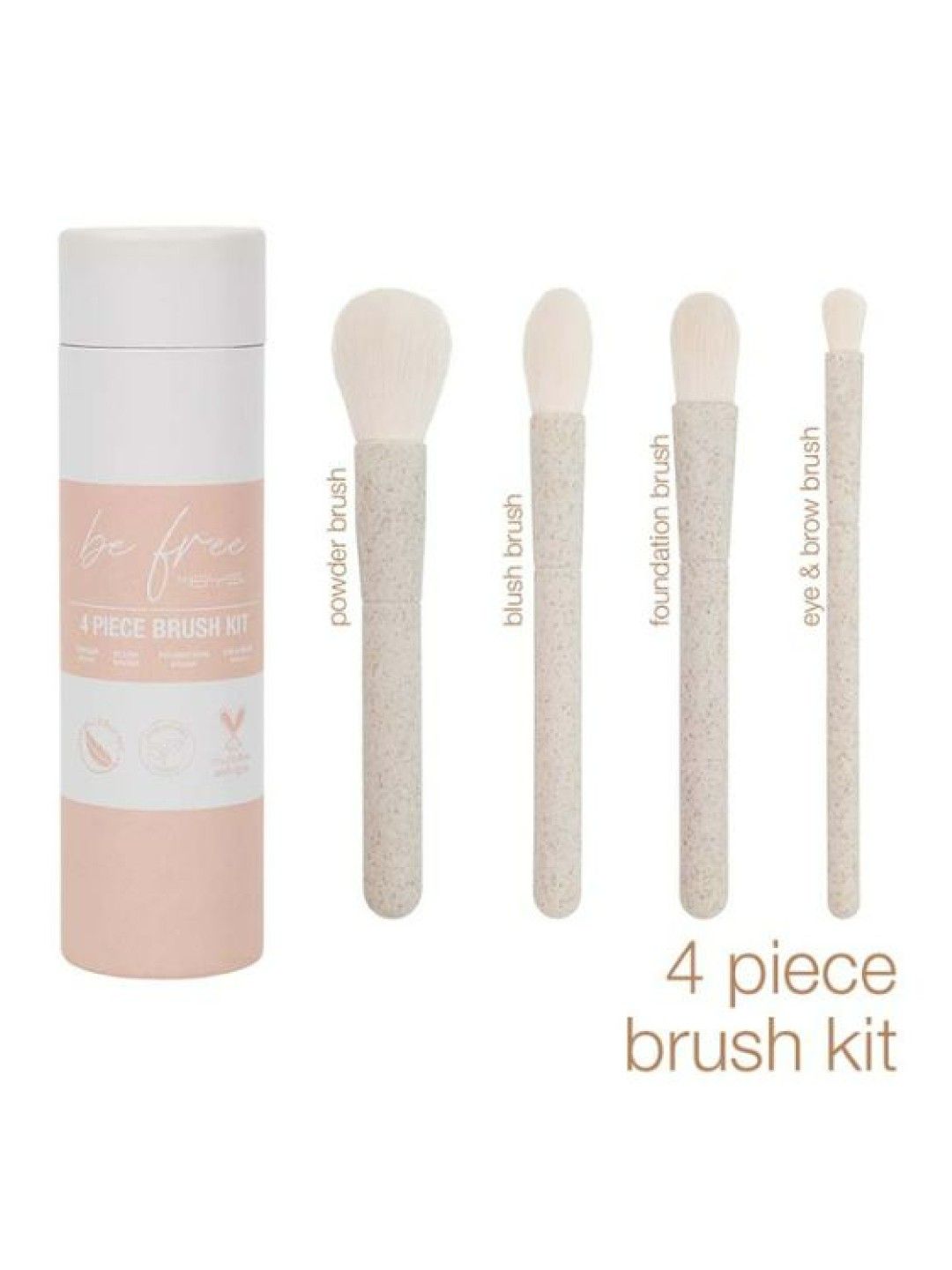 BYS Be Free 4 Piece Brush Kit (No Color- Image 1)