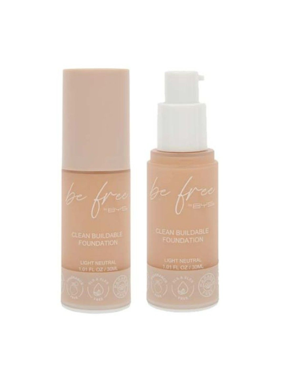 BYS Be Free Clean Buildable Foundation (30ml)
