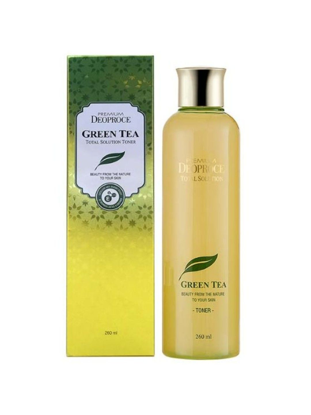 Deoproce Green Tea Total Solution Toner (260ml) (No Color- Image 1)